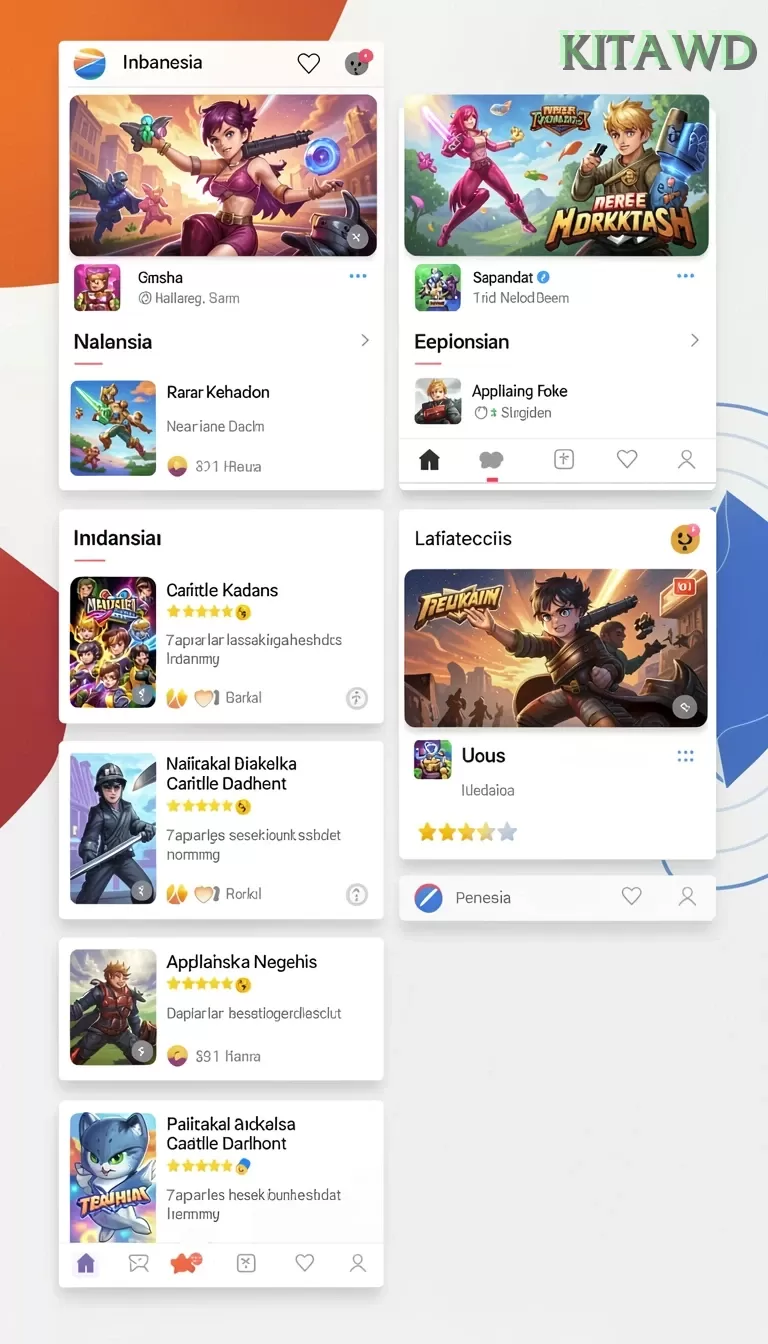 Cuplikan layar 62HOT — menu navigasi
