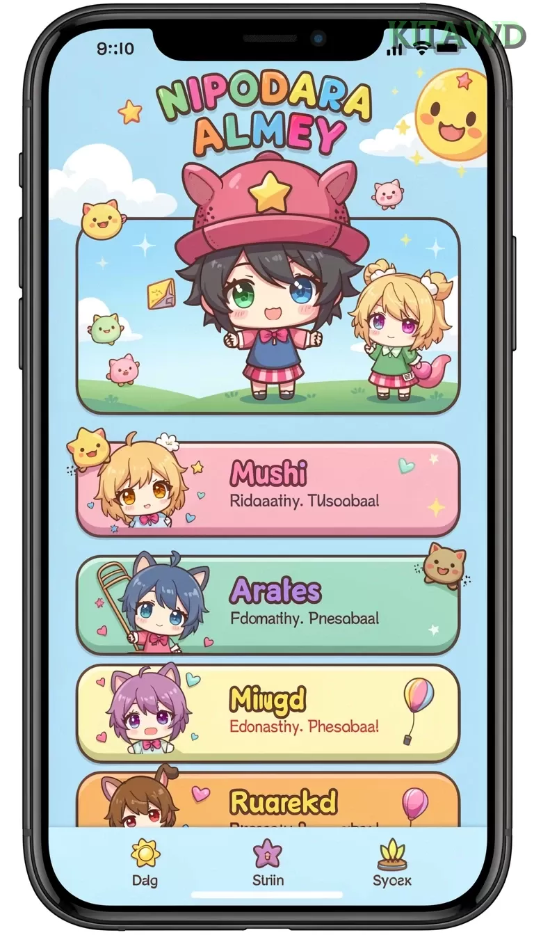 Cuplikan layar BONDAN69 — menu navigasi