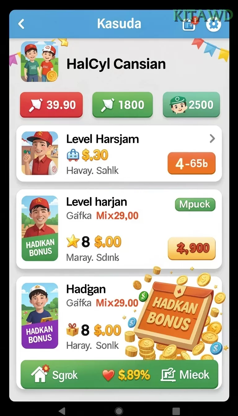 Cuplikan layar 4P4P — pengaturan akun