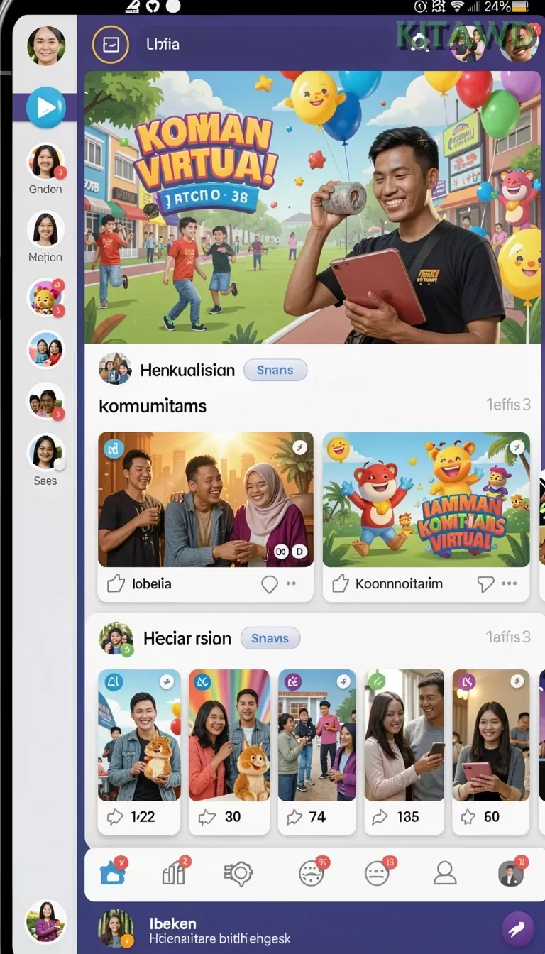 Cuplikan layar RP99 — halaman utama