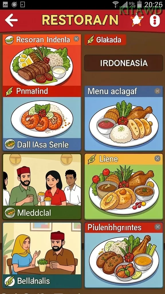 Cuplikan layar SLOT710 — pengaturan akun